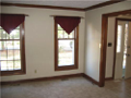 Removable, stained window muttins, double hung windows for traditional presentation, wide casings and tall baseboards.
Netural decor, hard surface passage flooring from foyer through kitchen and breakfast. All rooms ceiling lighting.