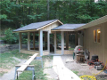 Porch: 121'x14' screen porch rm, raised ceiling, with electrical, ceiling fan/light, and home to porch passage connector.