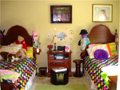 Colorful, creative, yet adaptable to your personal efforts, all three upper bedrooms are neutral in basic wall and floor covering decor. All bedrooms have ample space and wall placement for multiple furnishings.